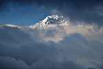 Annapurna w chmurach