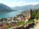 Kotor widok z drogi do twierdzy (Czarnogóra)