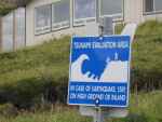 Tablica ostrzegająca przed tsunami (Unalaska)