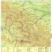 Mapa Huculszczyzny