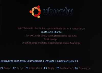Instalacja systemu Ubuntu