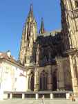 Praga - wysokość katedry (Czechy)