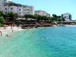 Saranda - plaża w centrum miasta (Albania)