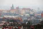 Wawel, widok z kopca Kraka