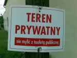 Teren prywatny