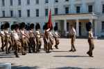 Trening żołnierzy gwardii królewskiej, Londyn, (Anglia)