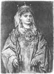 Rycheza Lotaryńska (Ryksa), królowa Polski, autor: Jan Matejko