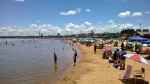 Plaża rzeczna w Encarnacion (Paragwaj)