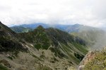 Widoki z czarnego szlaku na Koscielec (Tatry)