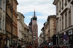 Ulica Floriańska i kościół Mariacki w tle, Kraków