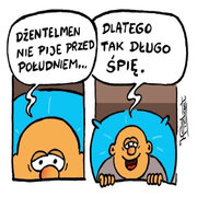 Dżentelmen nie pije przed południem