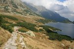 Niebieski szlak w Dolinie Pięciu Stawów Polskich (Tatry)