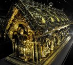 Relikwiarz św. Maura na praskiej wystawie w 2015 r.